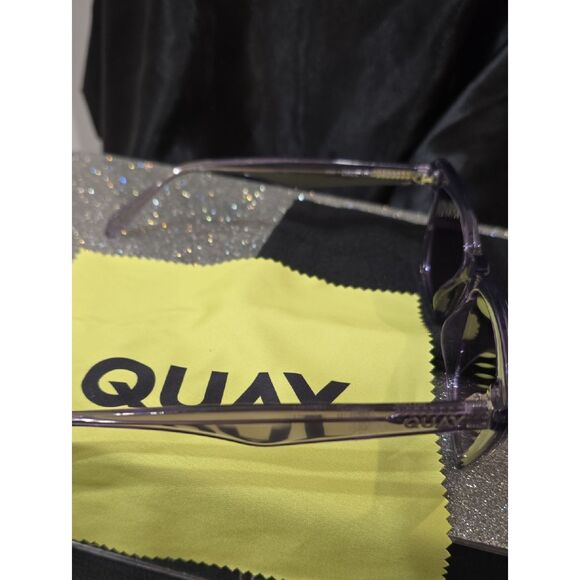 Quay Australia Call The Shots Cat Eye Sunglasses- Sweat Pea Frame/Smoke Lens main image 9